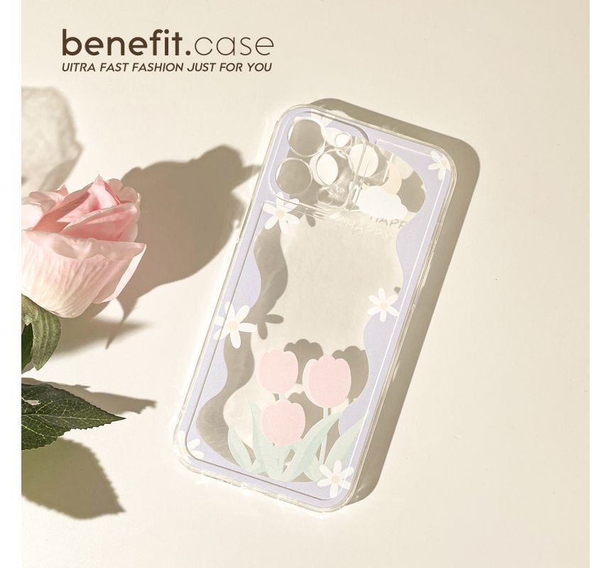 Phone Case Flower Transparent