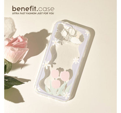 Phone Case Flower Transparent