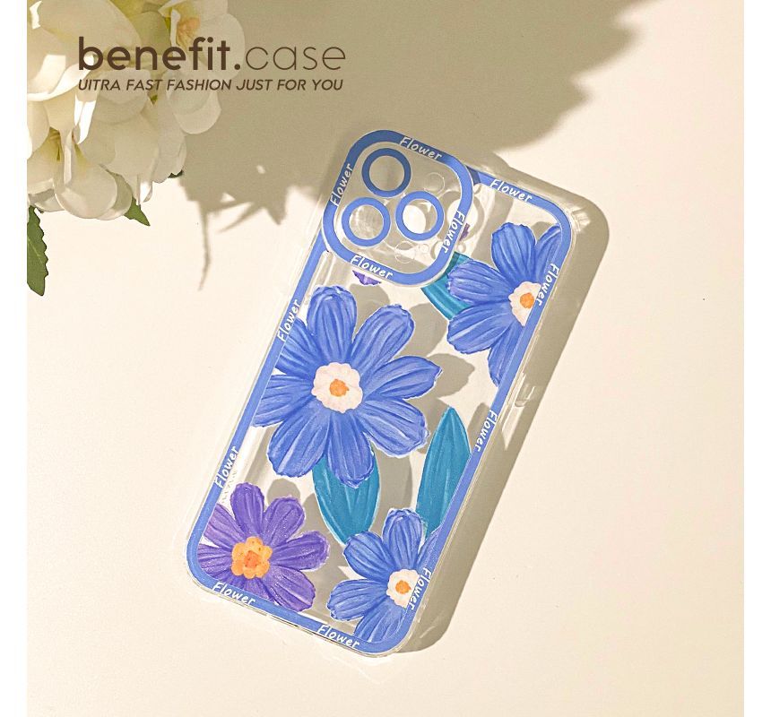 Flower Phone Transparent Case