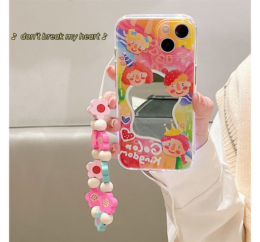 Flower Mirrored Phone Case - iPhone 13 Pro Max / 13 Pro / 13 / 13 mini / 12 Pro Max / 12 Pro / 12 / 12 mini / 11 Pro Max / 11 Pro / 11 / SE / XS Max / XS / XR / X / SE 2 / 8 / 8 Plus / 7 / 7 Plus