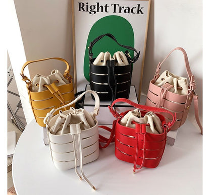 Bag Bucket Leather Faux