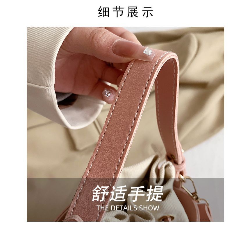 Bag Bucket Leather Faux