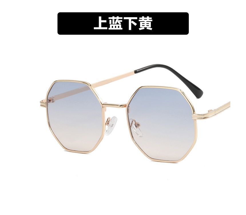 Metal Frame Sunglasses Geometric