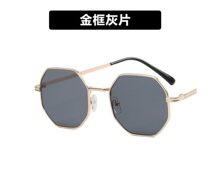 Metal Frame Sunglasses Geometric