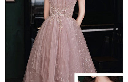 Embellished Short-Sleeve Dress Maxi (Various Prom Designs)