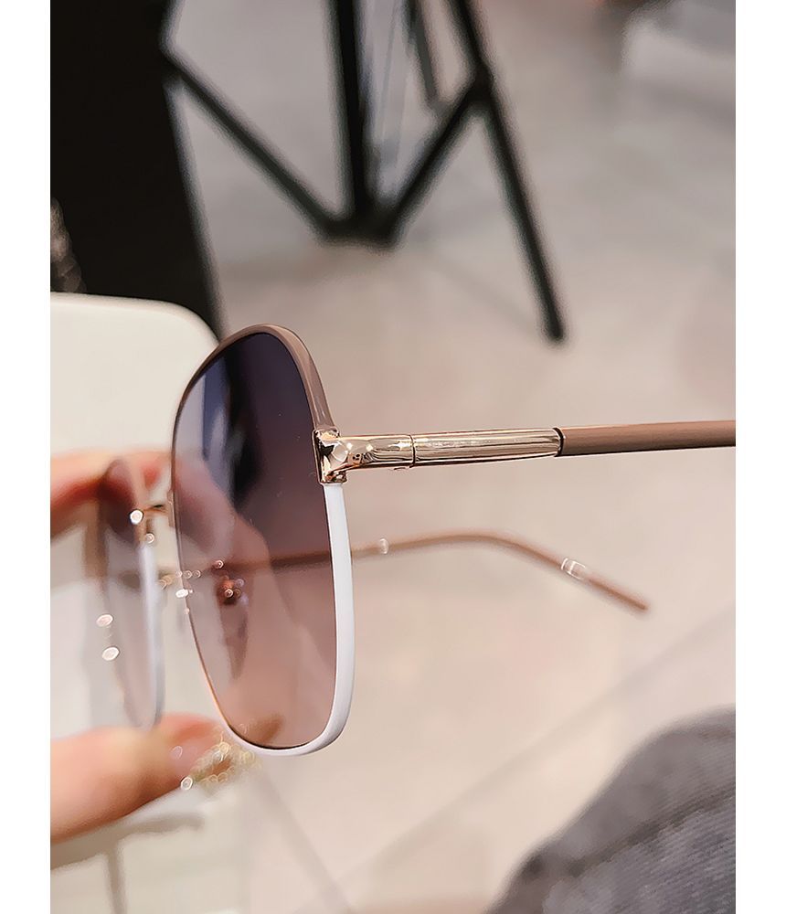Frame Square Sunglasses Metal