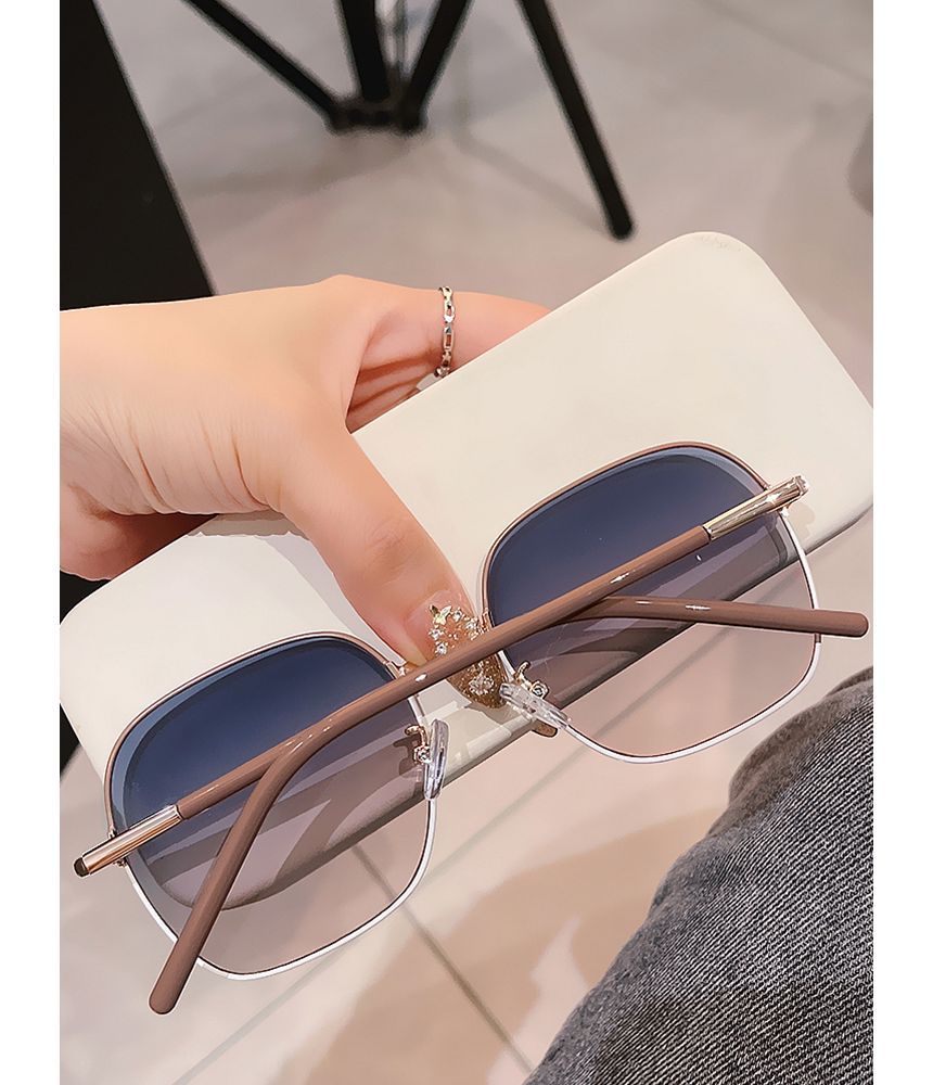 Frame Square Sunglasses Metal