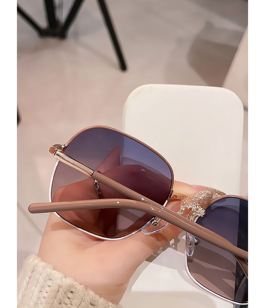 Frame Square Sunglasses Metal
