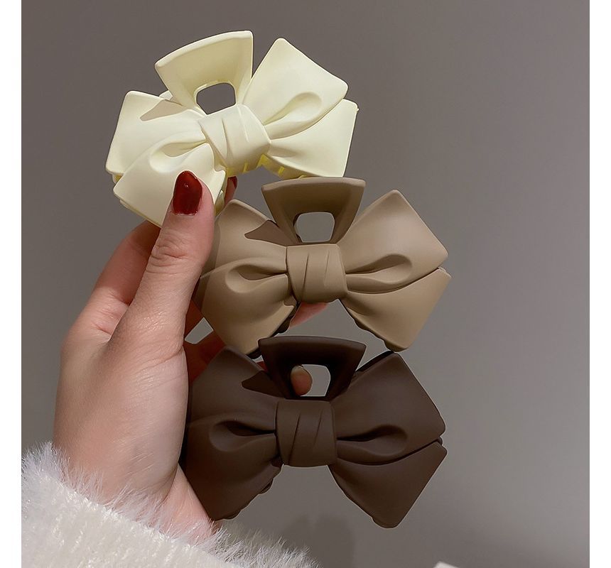 Bow Acrylic Hair Clamp