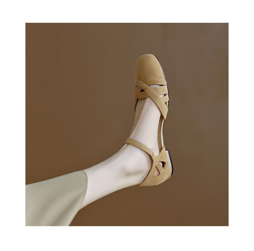 Flats D'Orsay Strap Ankle