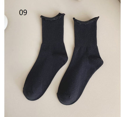 Set of 4: Frill Trim Socks