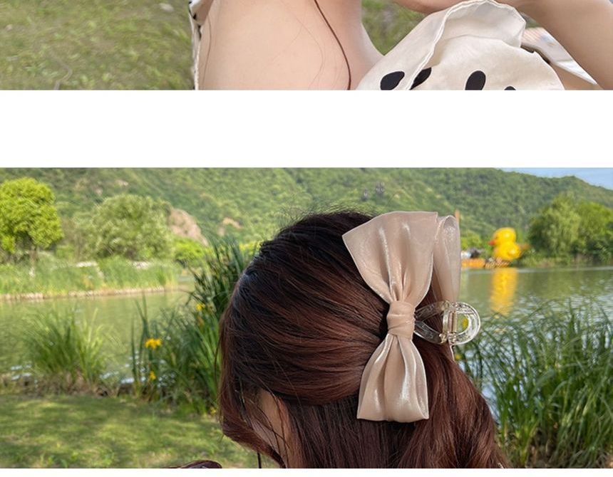 Mesh Bow Hair Claw