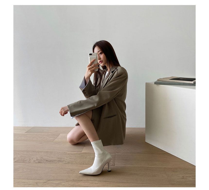 Short Pointed Stiletto Boots