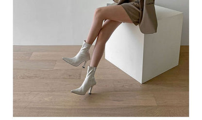 Short Pointed Stiletto Boots