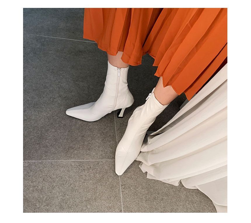 Short Pointed Stiletto Boots