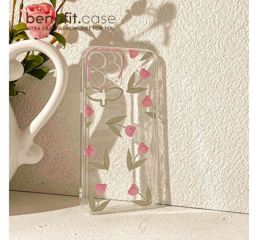 Tulip Phone Transparent Case