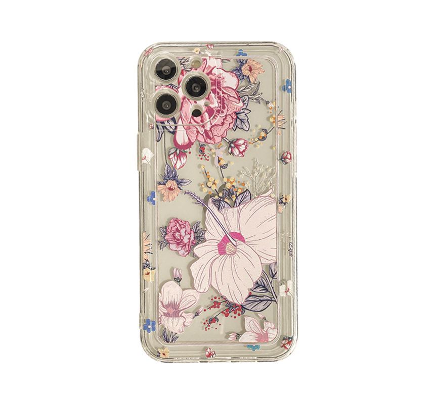 Transparent Flower Case Phone