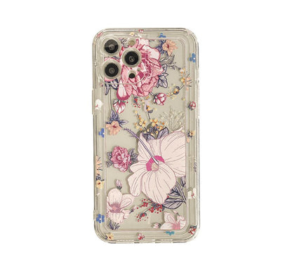 Transparent Flower Case Phone