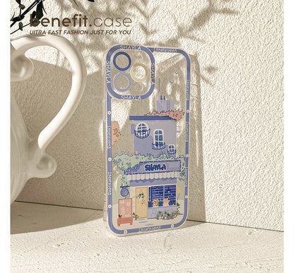 Print Case Phone Transparent House