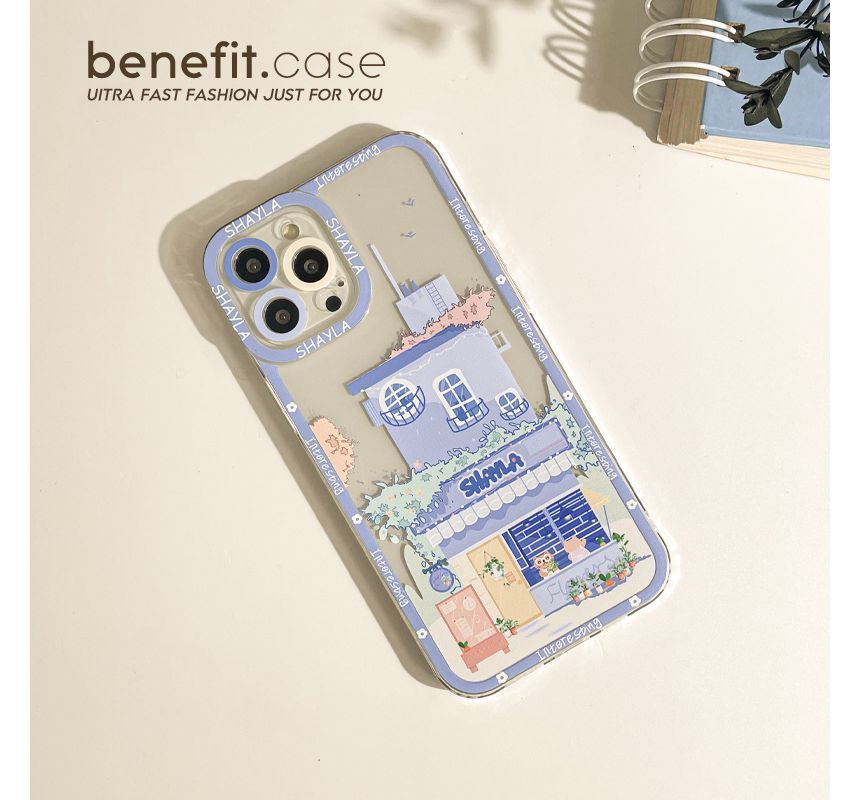 Print Case Phone Transparent House