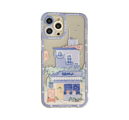 Print Case Phone Transparent House