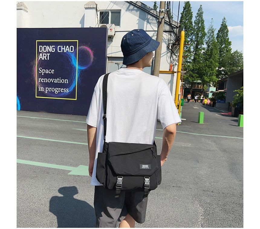 Crossbody Nylon Buckled Bag