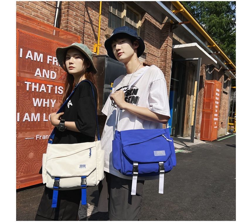 Crossbody Nylon Buckled Bag