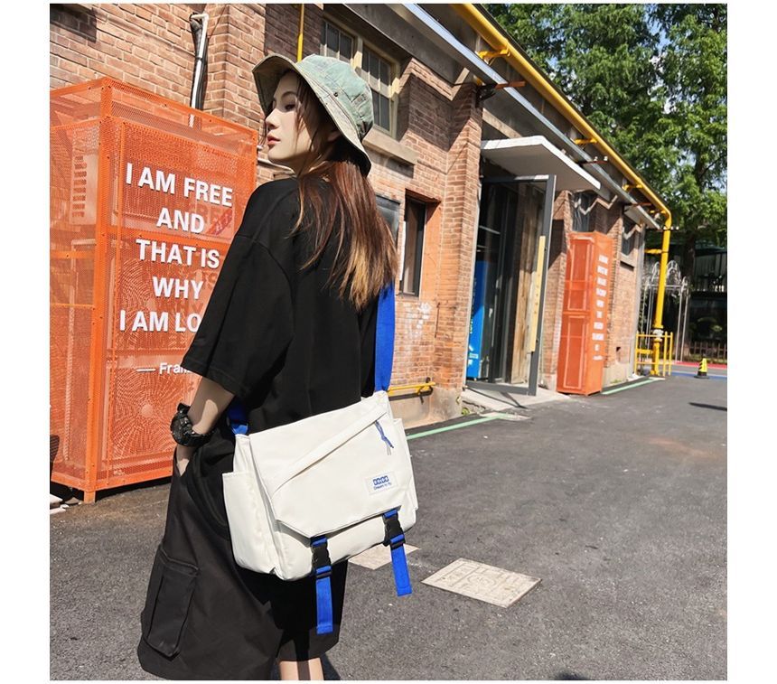 Crossbody Nylon Buckled Bag