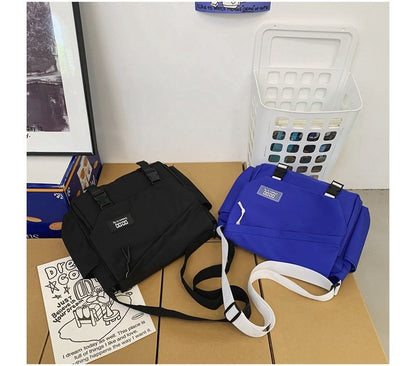Crossbody Nylon Buckled Bag
