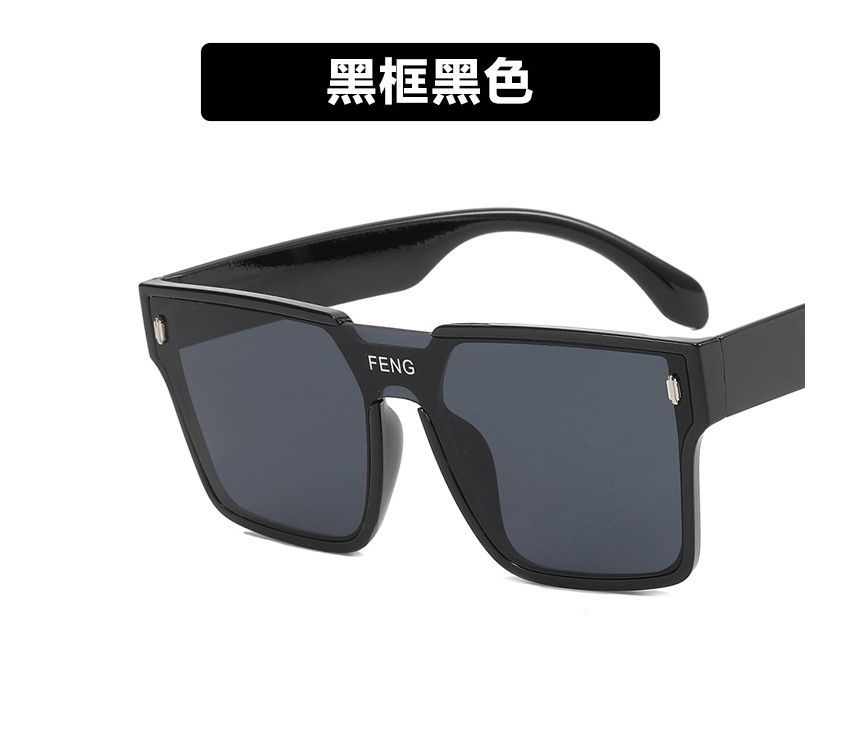Lettering Sunglasses Retro