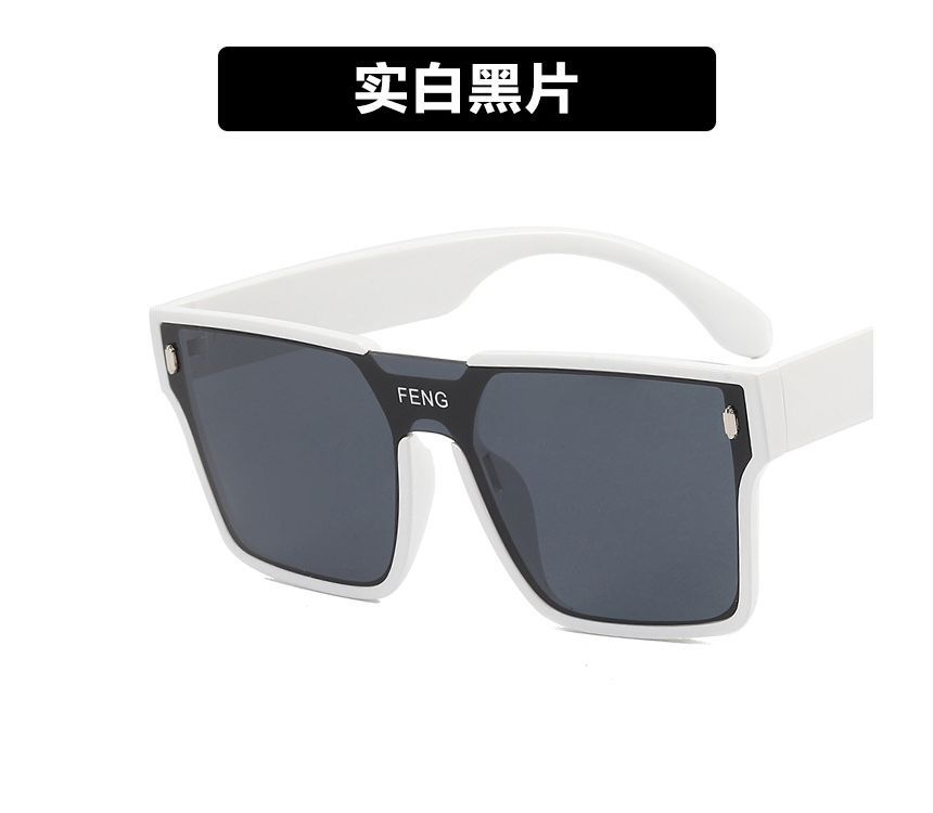 Lettering Sunglasses Retro