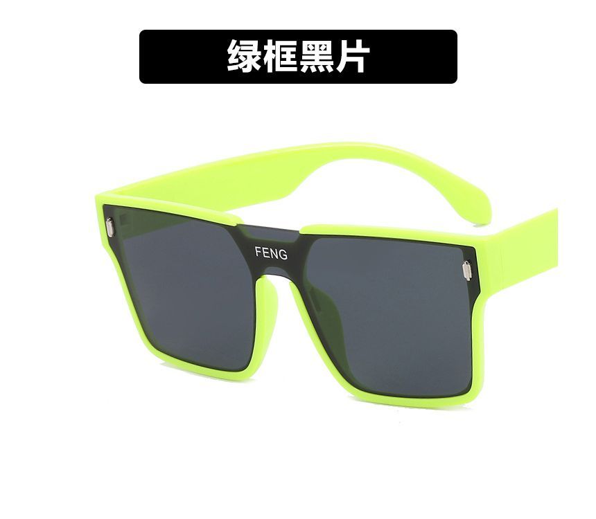 Lettering Sunglasses Retro