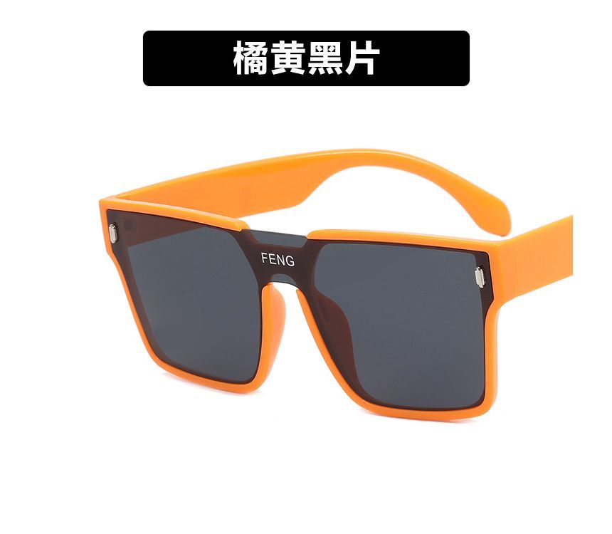 Lettering Sunglasses Retro