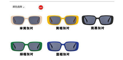 Retro Rectangle Sunglasses