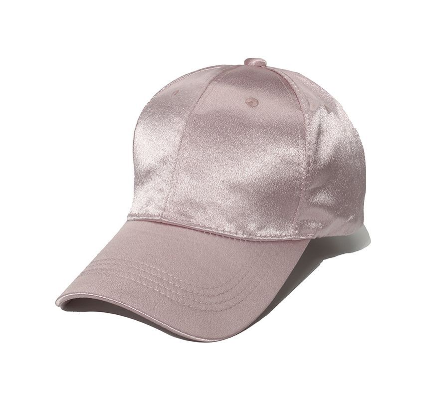 Cap Satin Baseball Plain