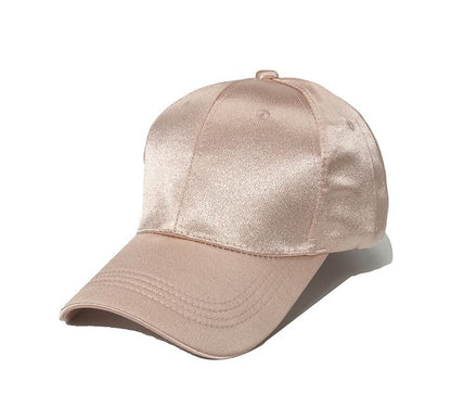 Cap Satin Baseball Plain