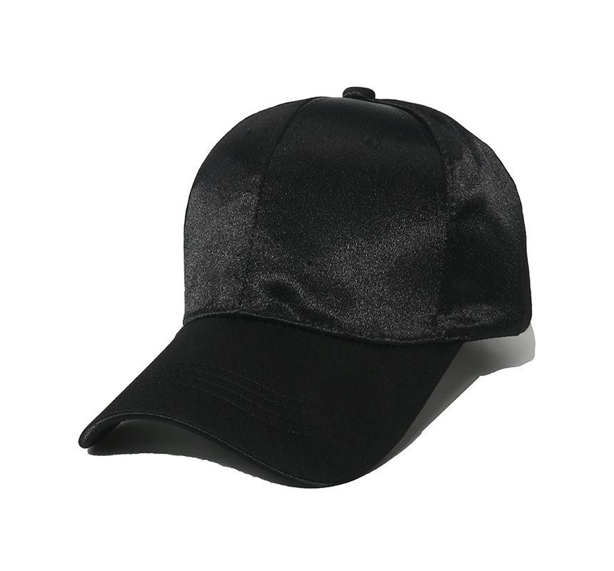 Cap Satin Baseball Plain