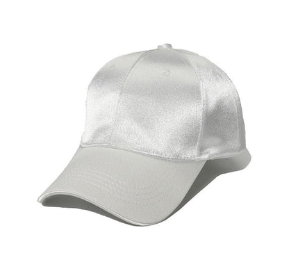 Cap Satin Baseball Plain