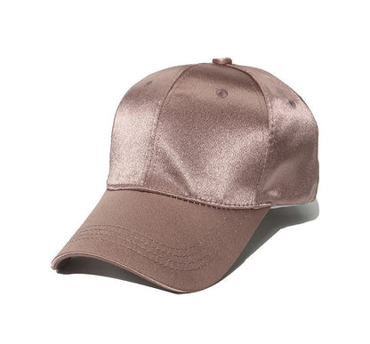 Cap Satin Baseball Plain