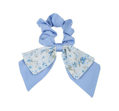 Floral Print Bow Scrunchie