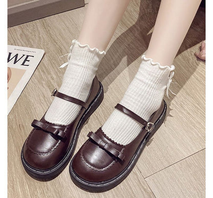 Mary Accent Bow Jane Shoes