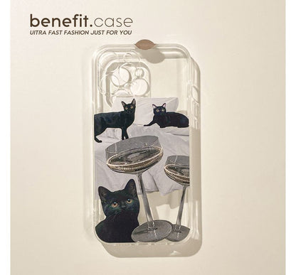 Transparent Cat Phone Case