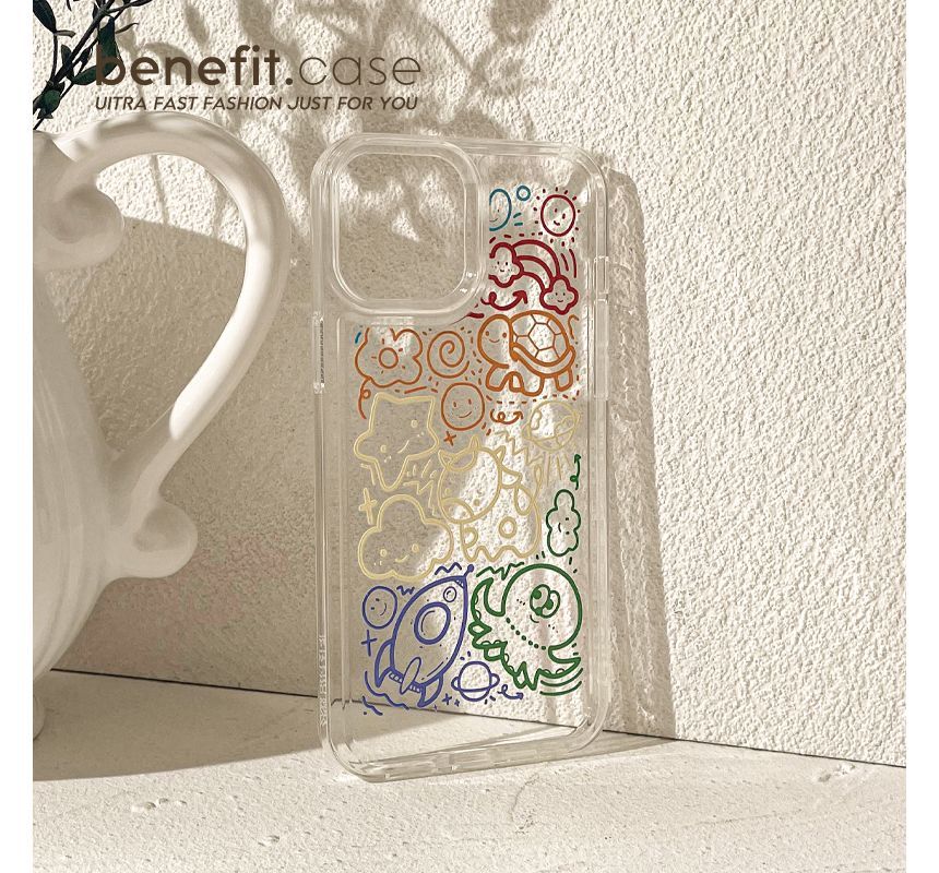 Transparent Cartoon Phone Case