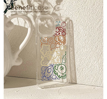 Transparent Cartoon Phone Case
