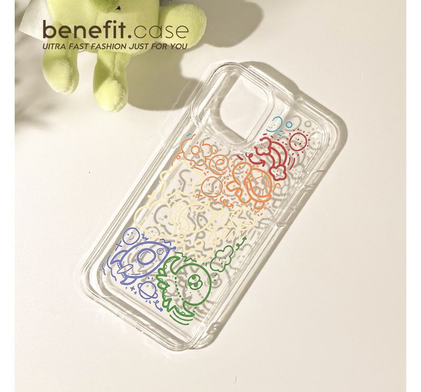 Transparent Cartoon Phone Case