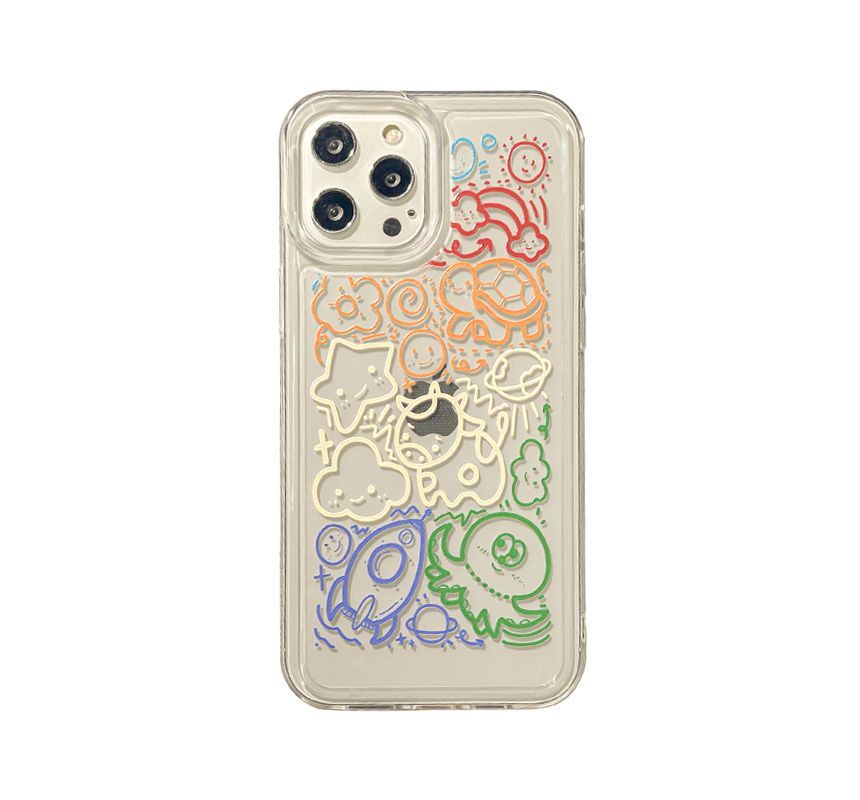 Transparent Cartoon Phone Case