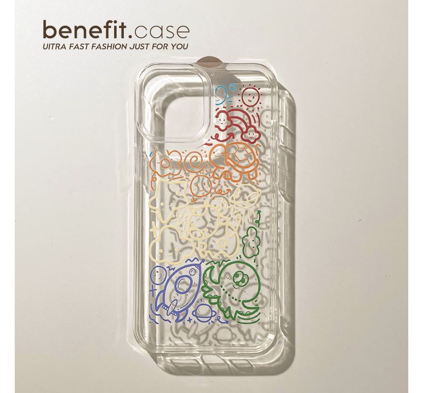 Transparent Cartoon Phone Case