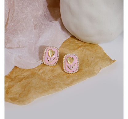 Flower Stud Earring / Drop Earring