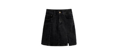 Denim Mini Skort