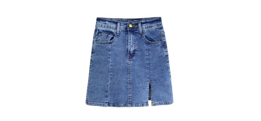 Denim Mini Skort